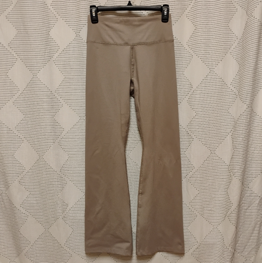 Calvin Klein Performance Stretch Taupe Yoga Pants Women's Size Small